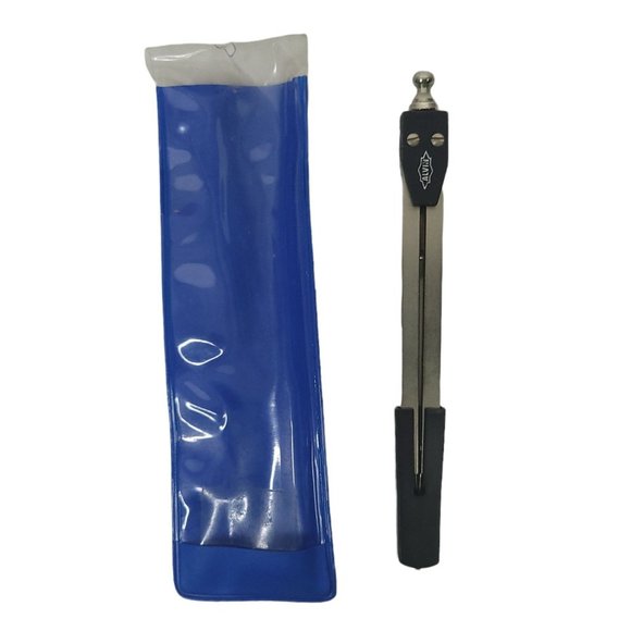 Vintage Alvin Drafting Drawing Compass 5" With Carry Case West Germany - Picture 7 of 8